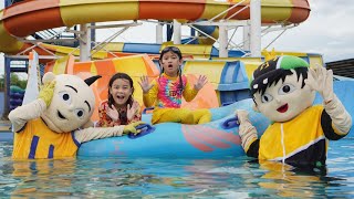 BADUT LUCU BERENANG NAIK PEROSOTAN TINGGI 🏊 Ketemu Salsa Fakhira | Badut lucu vlog