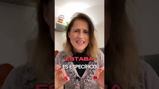 HABÍA vs. ESTABA - Learn Spanish  #practiquemos #spanish #spanishverbs