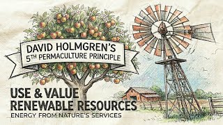 12 Permaculture Principles Part #5: Use and Value Renewable Resources