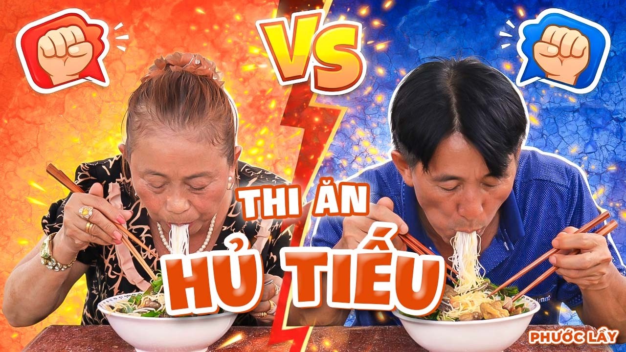 Đại Chiến Ăn 4 Tô Hủ Tiếu Sa Đéc Cực Căng | Phước Lầy