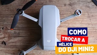 Como trocar as helices do drone dji mini 2? #drone #dji #djimini2 #djimini4pro #djimini3pro