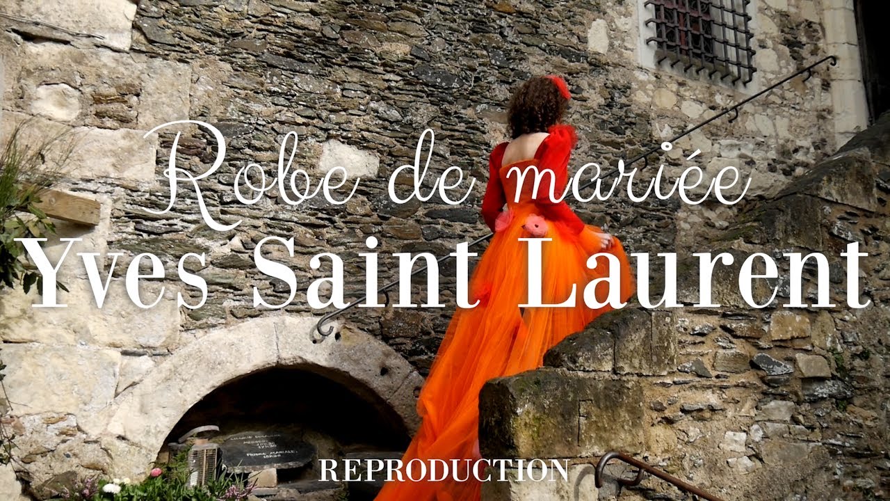 Je reproduis une ROBE DE MARIÉE Yves Saint-Laurent Vintage (1994)