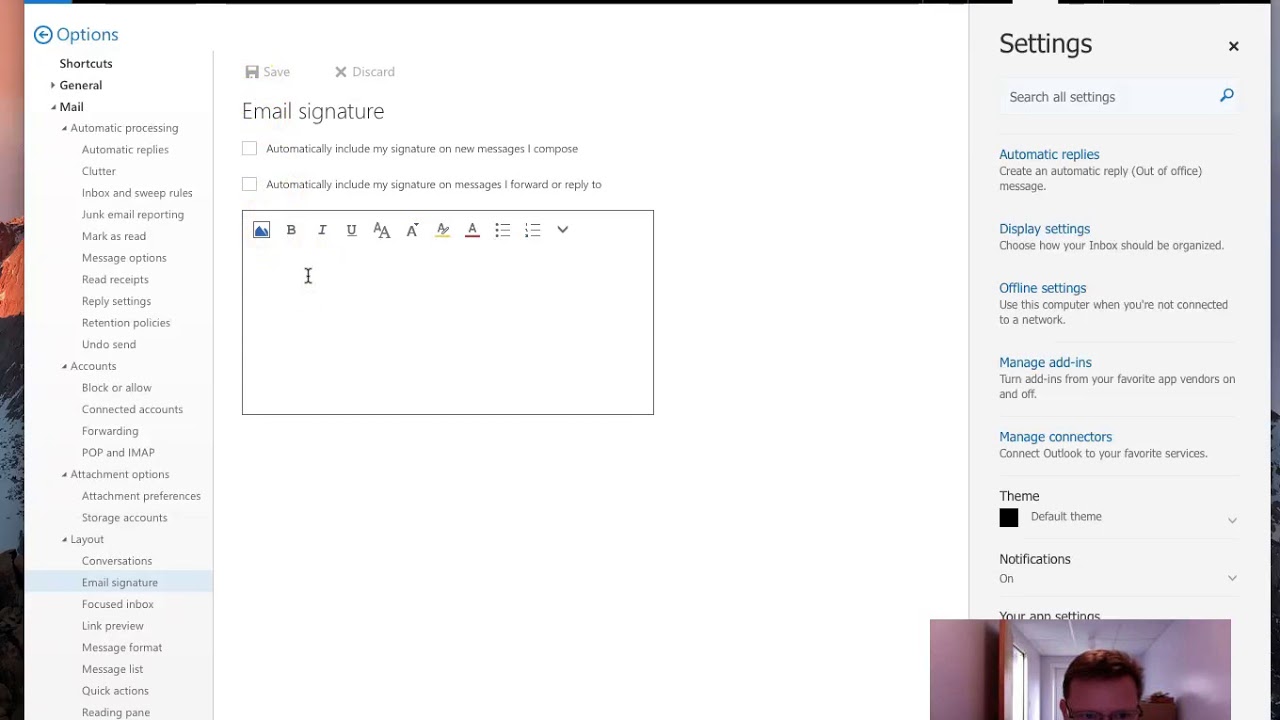 How To Add An Email Signature YouTube How To Add An Email Signature YouTube