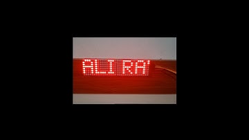 Future Is Here! ⌚️ Digital Clock & Custom Message LED Matrix #ArduinoProject #diy #innovation