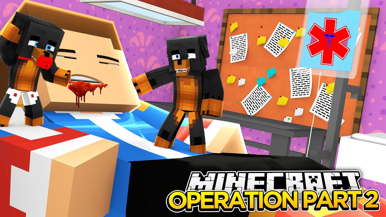 Minecraft Operation 2 Shrunk And Operating On My Best Friend - how do you get pregnant on roblox donut the dog roblox