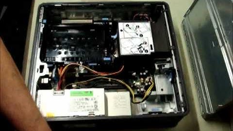 How to change a Hard Disk Drive in a Dell Optiplex GX520 Small Form Factor