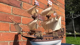 Occre Golden Hind Model Wooden Ship Build