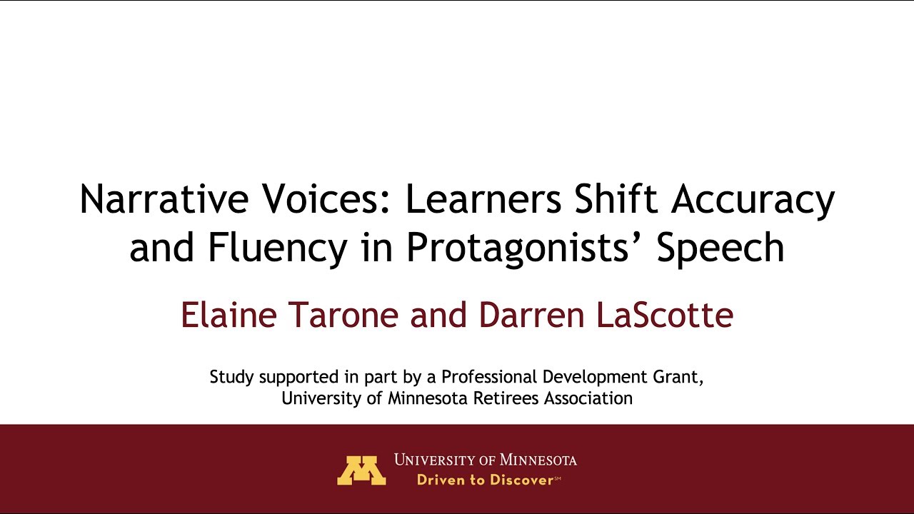 The Center For Advanced Research On Language Acquisition - 