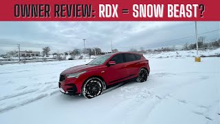 Acura RDX Aspec Winter Snow Owner Review