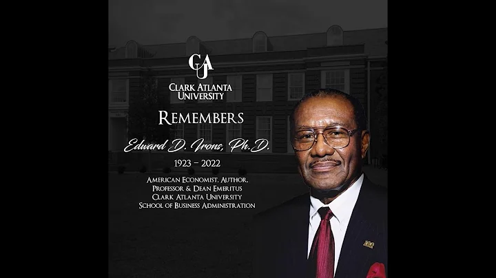 Celebration of Life, Dr. Edward D. Irons, Dean Eme...