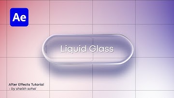 Apple-Style Liquid Glass UI Animation in After Effects | After Effects Tutorial
