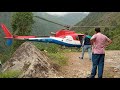 Resque By Helicopter all Staff in Melamchi Project.