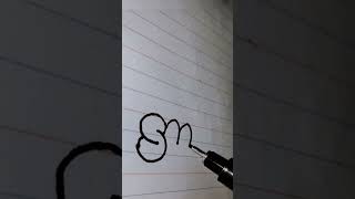 How to write"SUN"in bubble letter |bubble letter| pen and me|#shorts