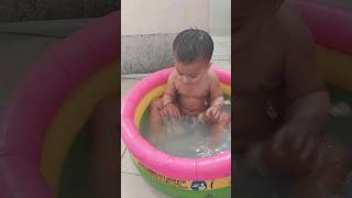 baby bath time# baby playing a bathtub # cute baby# shorts# youtube shorts