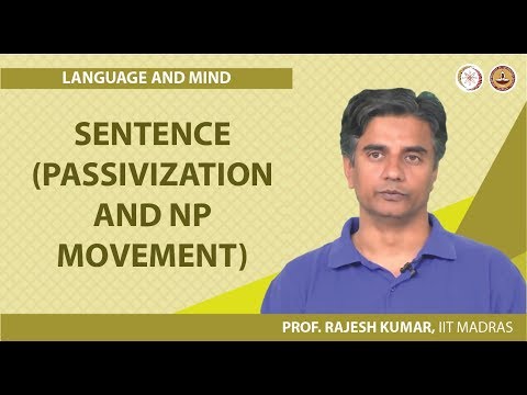 Sentence (passivization and NP movement)