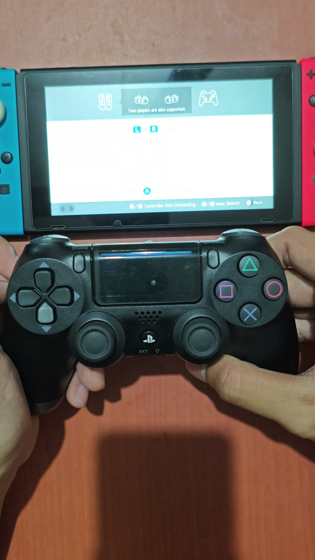 How to connect PS4 Dualshock controller to Nintendo swicth