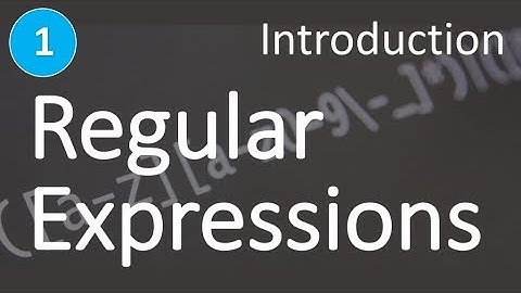 Regular Expressions (RegEx) Learn and Master | Introduction #1