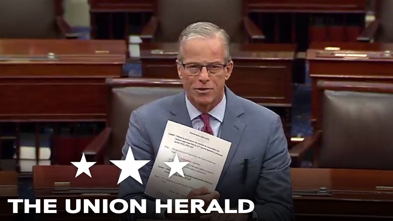 Senate Majority Leader Thune Delivers Remarks on DHS Appropriations ...