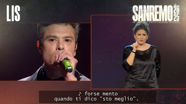 LIS Sanremo 2025 - Fedez canta “Battito”