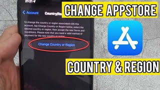 How to Change Country/Region in App Store or iTunes (iOS 15.2.1) | 2022 UPDATED