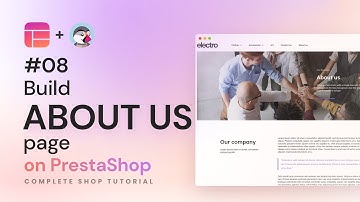 [08] How to build About us page on PrestaShop with Creative Elements live pagebuilder | Tutorial