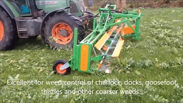 Weed control in organic farming with CombCut