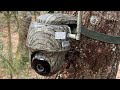 2K Trail Cámara Exterior Solar Cámara de fototrampeo con visión Nocturna, para detección de Animales