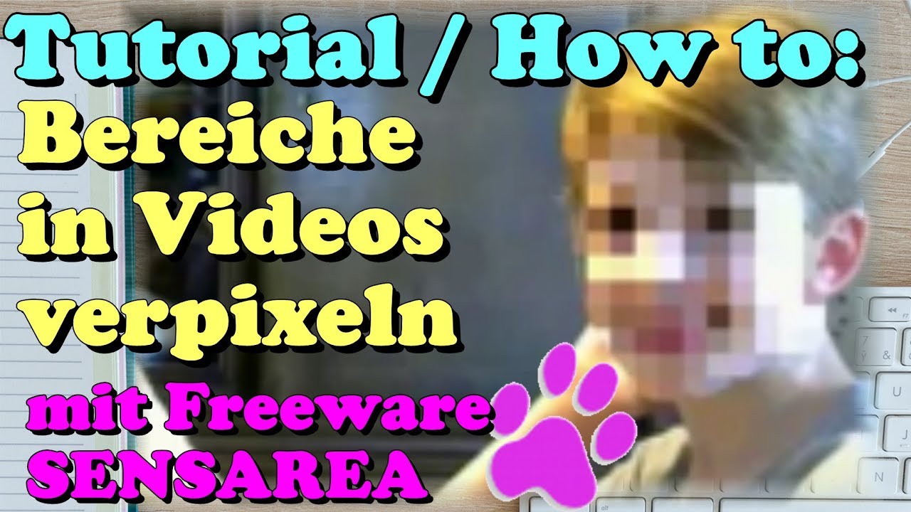 Gesichter Verpixeln In Videos Mit Senserea Freeware Anleitung Tutorial Kennzeichen Verpixeln Uvm Youtube