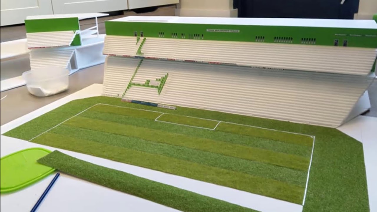 Update 1:100 Maquette  Hitachi Capital Mobility Stadion ( Euroborg ) FC Groningen.