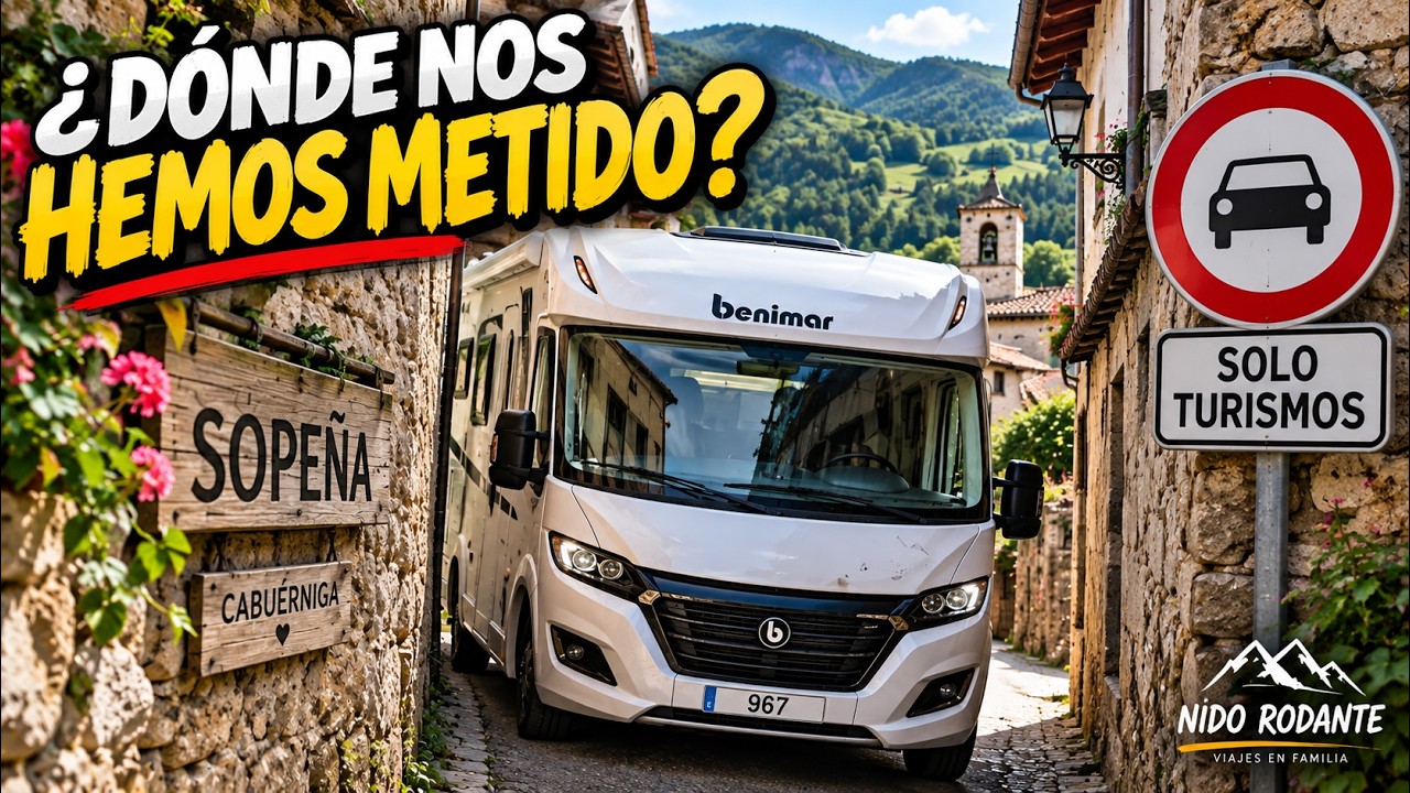 No deberíamos haber entrado por aquí con la AUTOCARAVANA…