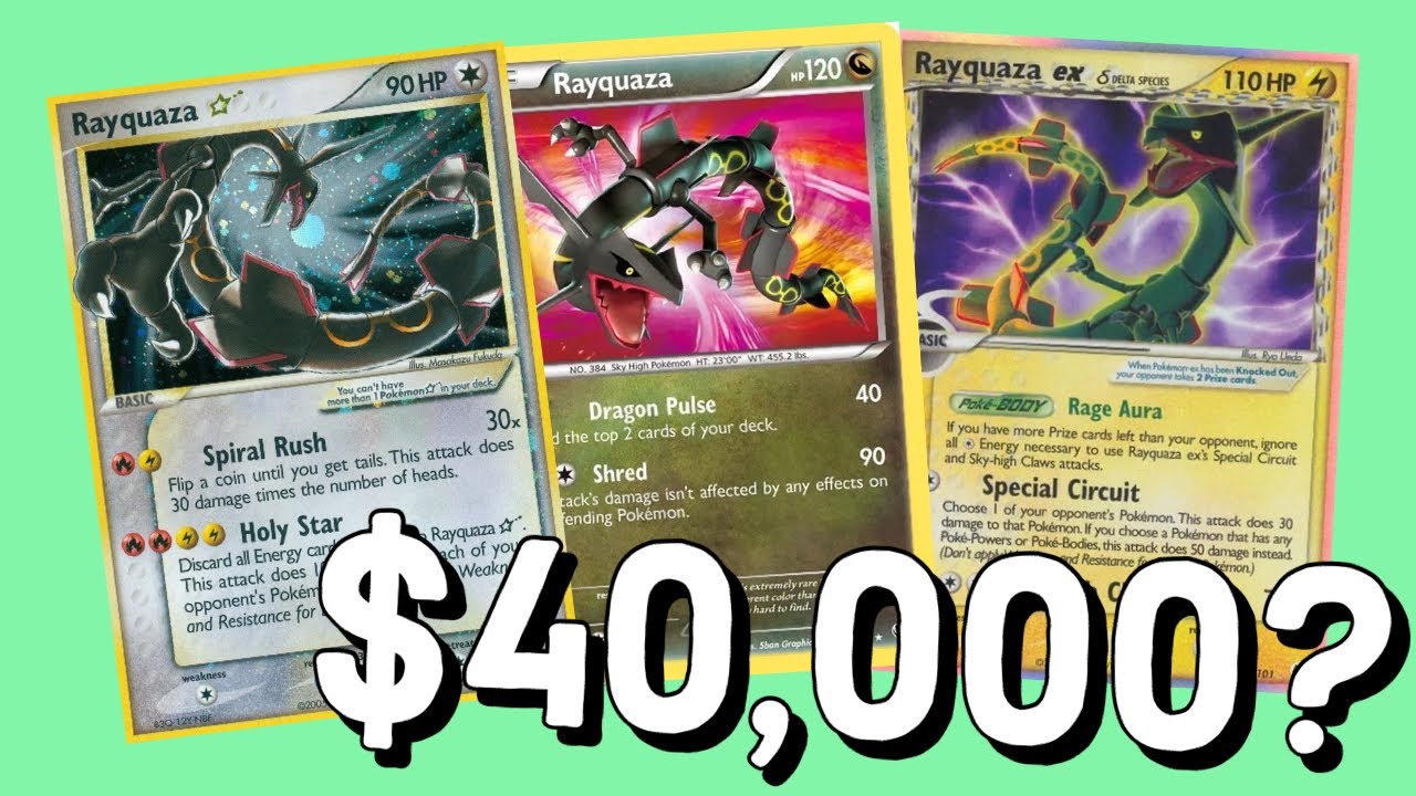 Top 5 Most Expensive Rayquaza Pokémon Cards