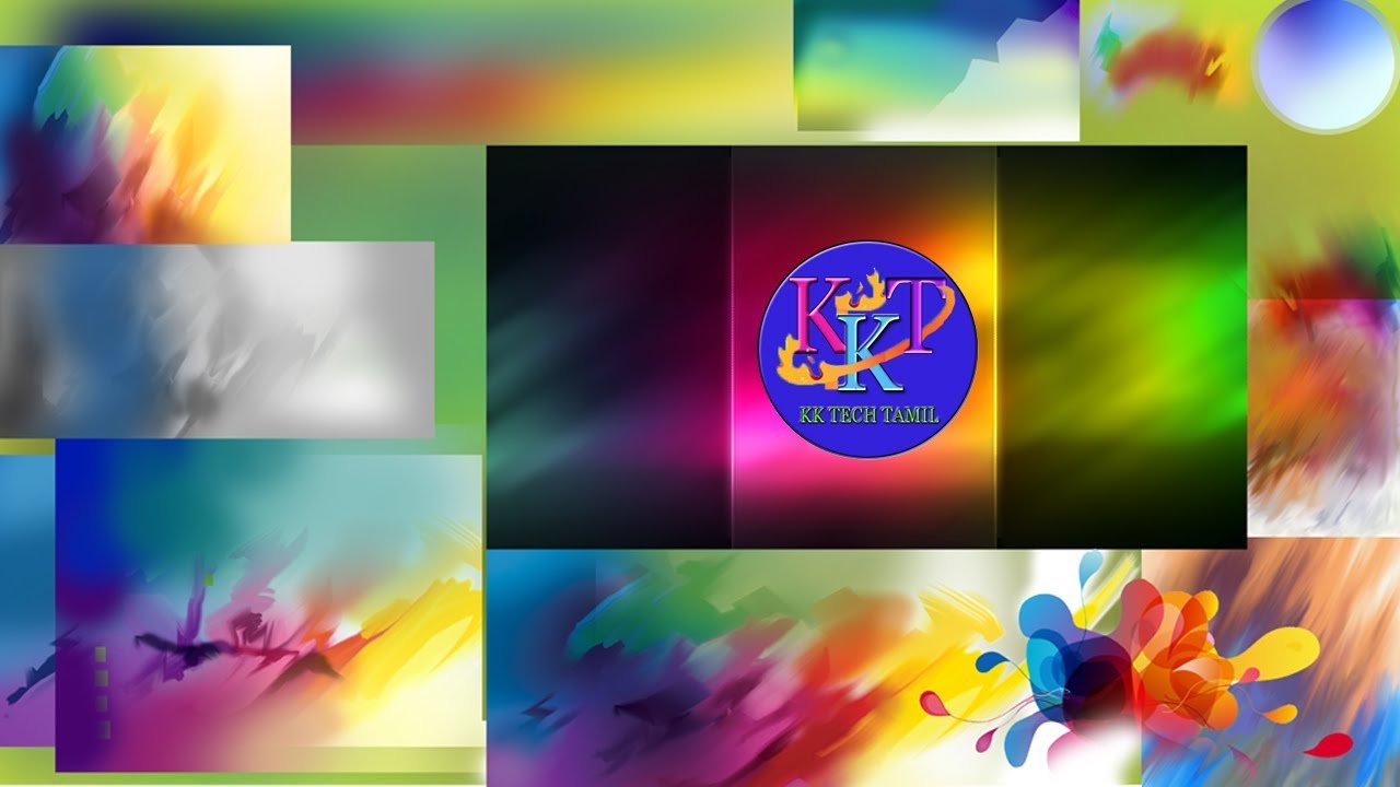 Digital Painting Background psd files in KK Tech Tamil - YouTube
