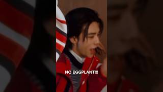 Sorry Hyunjin we’re getting the eggplant       #Hyunjin #Seungmin #Straykids #BangChan #skzfunny