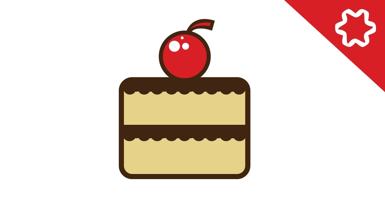adobe illustrator logo design tutorial for beginners cake logo