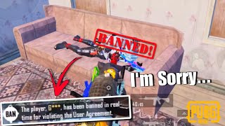 PUBG MOBILE banned my fan's account 🤡