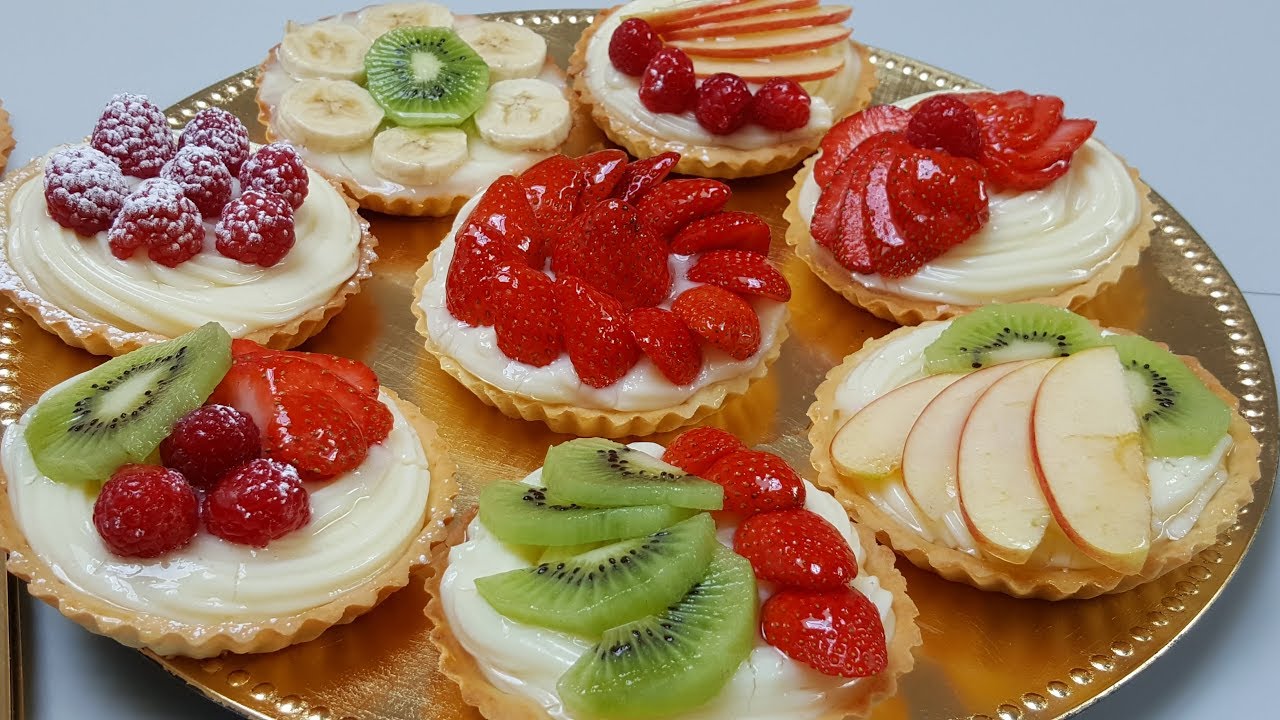 ترتلات بالفواكه les tartelettes aux fruits