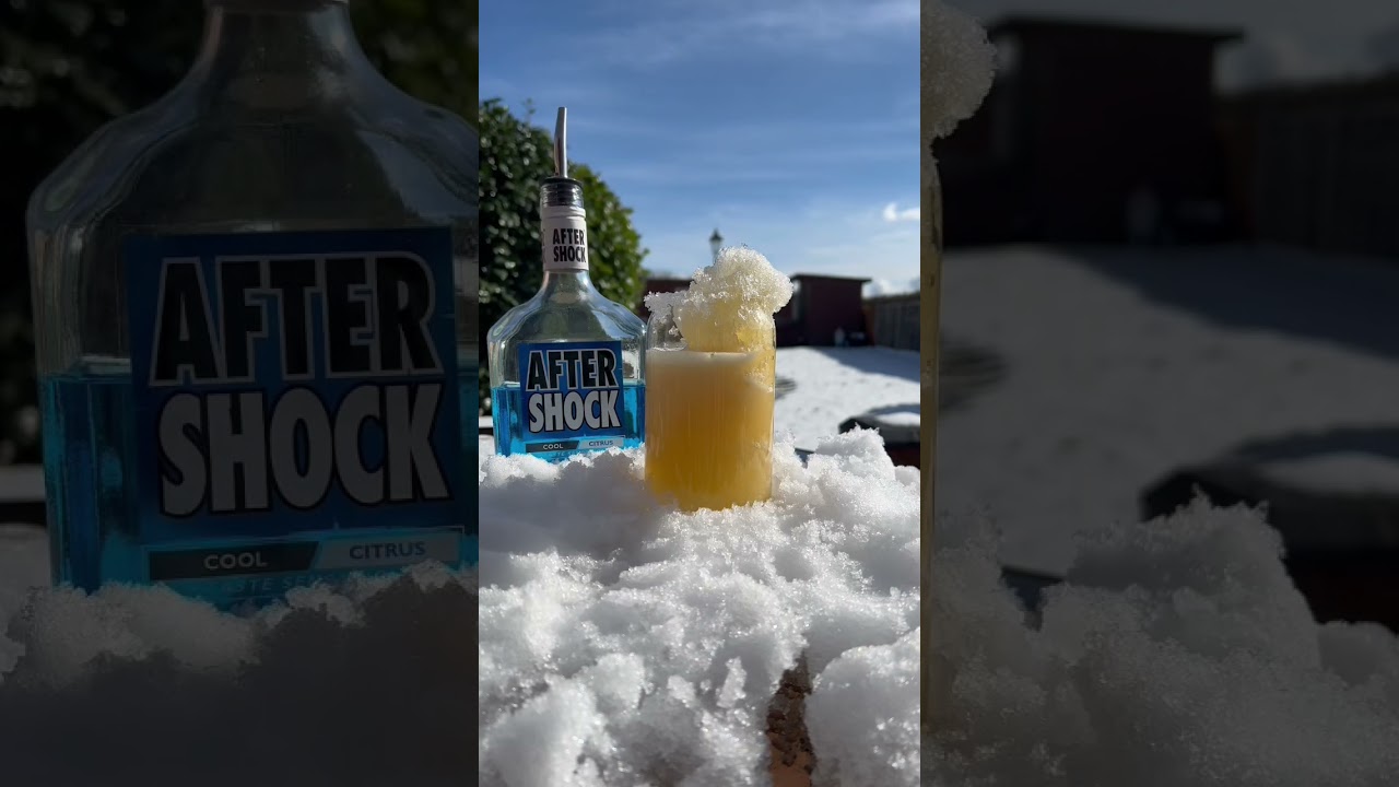 The Green Diesel cocktail 🟢⛽️ Blue Aftershock plus Redbull 