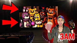 DO NOT WATCH FREDDY FAZBEAR'S MOVIE AT 3AM!! *OMG FREDDY FAZBEAR FNAF ACTUALLY CAME TO MY HOUSE*