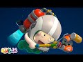 Trash in space adventure  oddbods tv full episodes  funny cartoons for kids