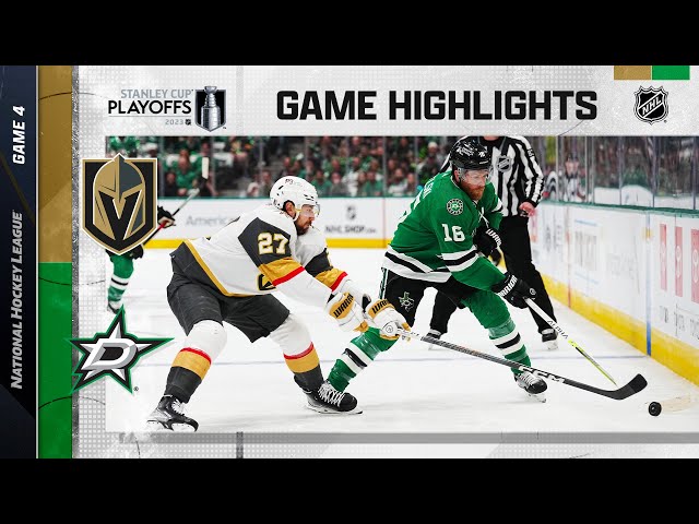 Stars vs. Golden Knights Stanley Cup Semifinals Game 4 Player