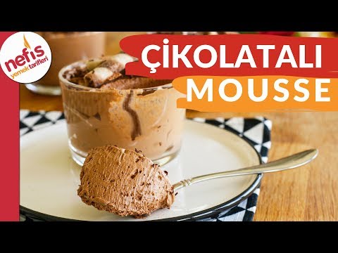 3 MALZEME İLE YUMURTASIZ Çikolatalı Mousse Yapımı