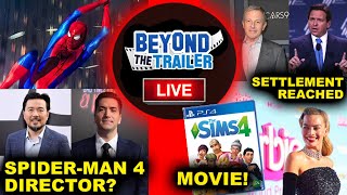 Spider-Man 4 Director Justin Lin or Drew Goddard?! Margot Robbie The Sims Movie! Disney vs DeSantis