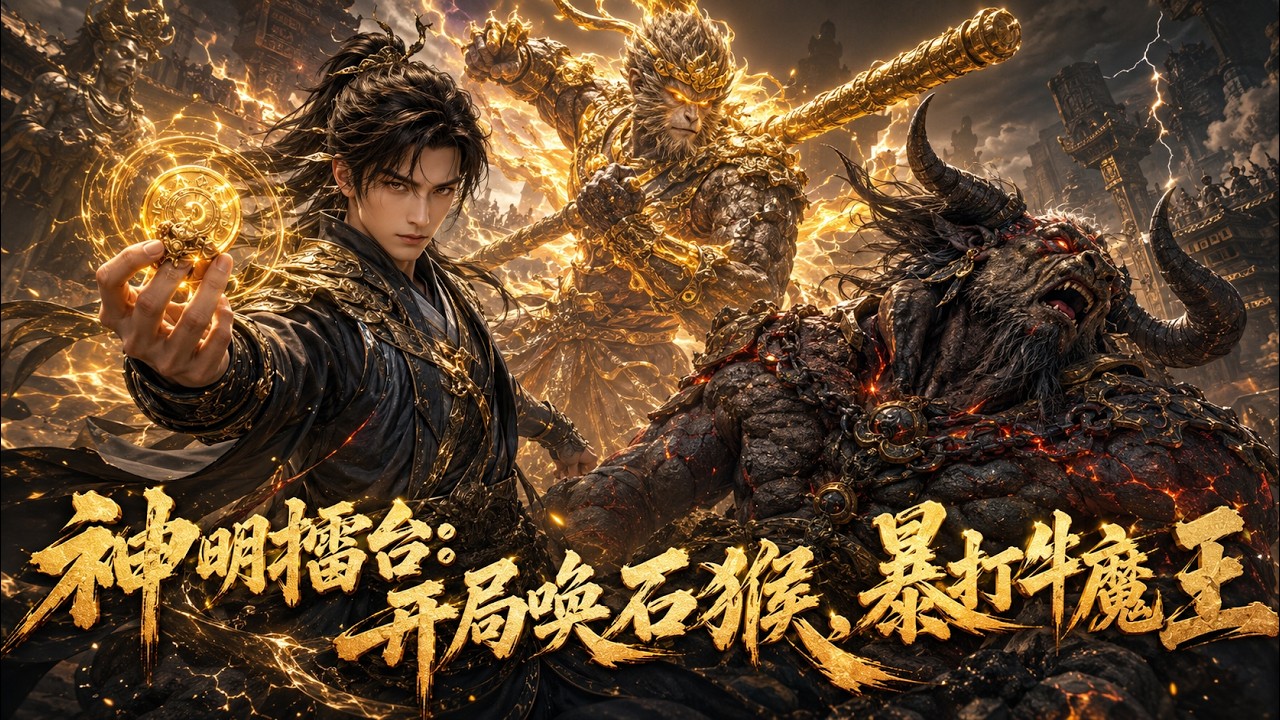 MULTISUB's💥 new anime "💥 God's Arena: Summoning Stone Monkey at the Start, Beating the Bull Demon King" Episodes 1~96 | The Otherworldly Gods Arena appears, and various factions summon powerful deities to join the battle. Here, the lineage is broken, the native divine taboos remain unknown, and the situation is on the brink of collapse. #真人ai短剧