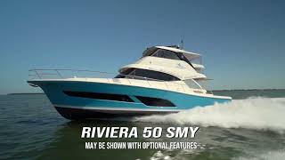 Captain Steve of Boattest.com Reviews Riviera's 50 Sports Motor Yacht in his Features Video
