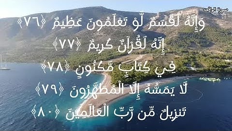 سورة الواقعة ص(536/537)