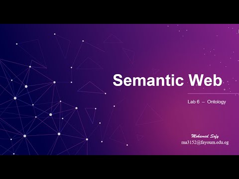 Semantic Web Lab 6 (Ontology)