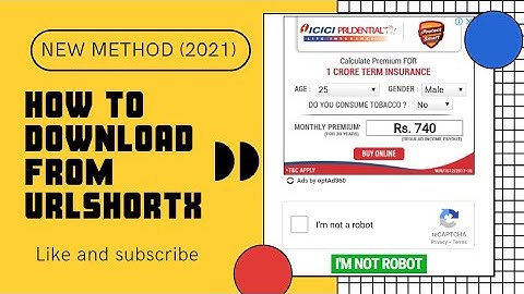 How to download from Urlshortx | xpshortx | Latest method 2021 | Easiest way