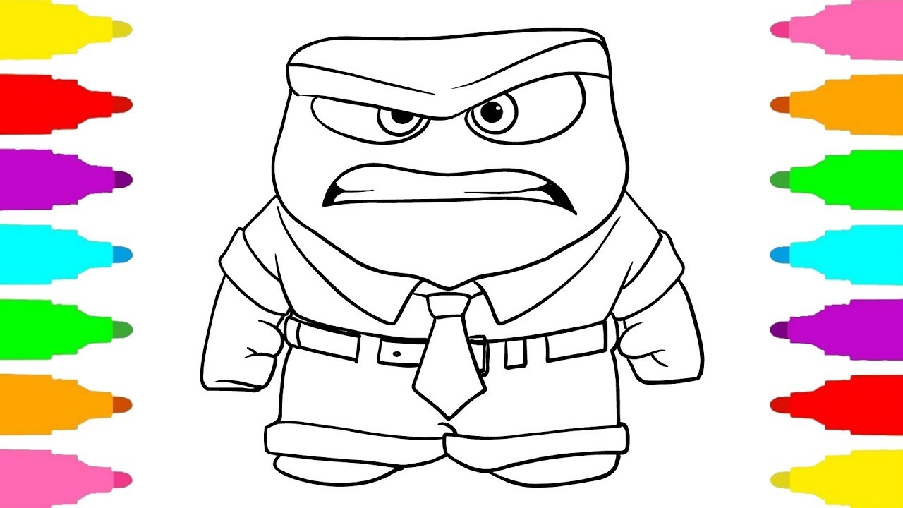 Inside Out Disney Anger Coloring Pages Inside Out Col - vrogue.co