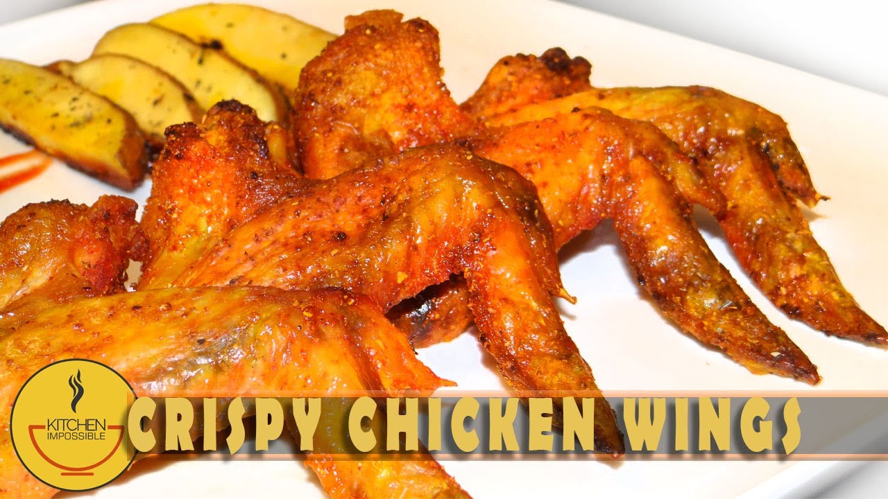 Crispy Chicken Wings with Baked Potatoes - KITCHEN IMPOSSIBLE by Chef Seema - YouTube
