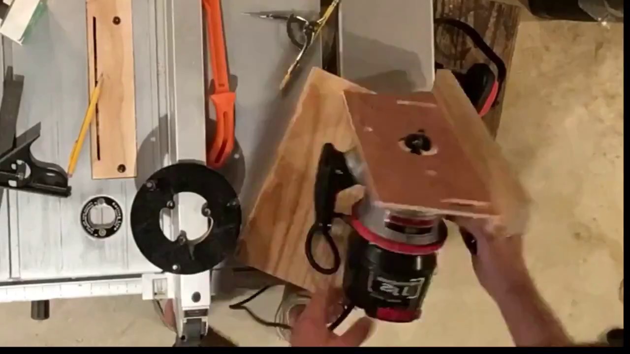 Making a router baseplate with fence - YouTube